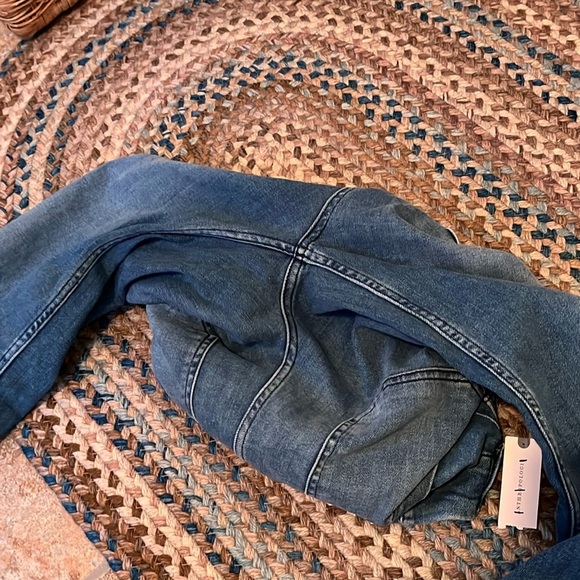 Anthropologie The Denim Colette Cropped Wide-Leg Jeans 28 NWT - Picture 9 of 11